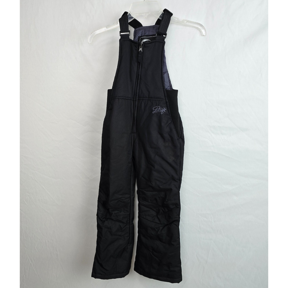 Drift Snow Ski Pants Bib Overall Youth XS Black Unisex